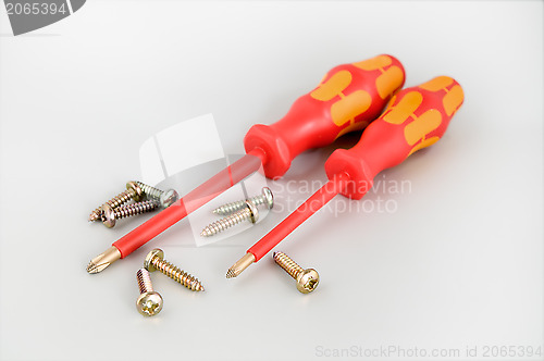 Image of Screwdrivers and screws