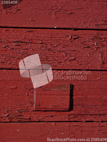 Image of old red wooden wall