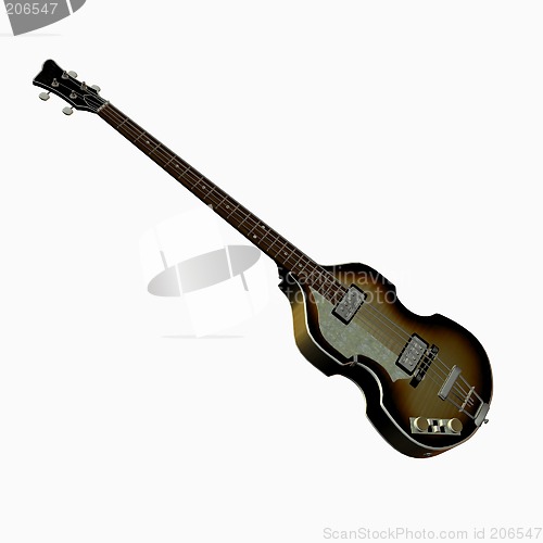 Image of Legendary Beatles Bass Guitar