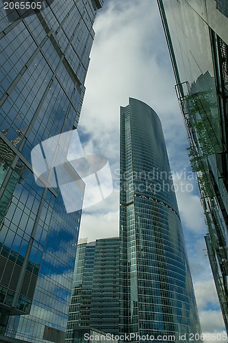 Image of Moscow skyscrapers