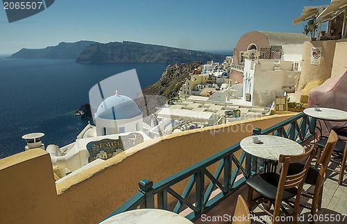 Image of Santorini island