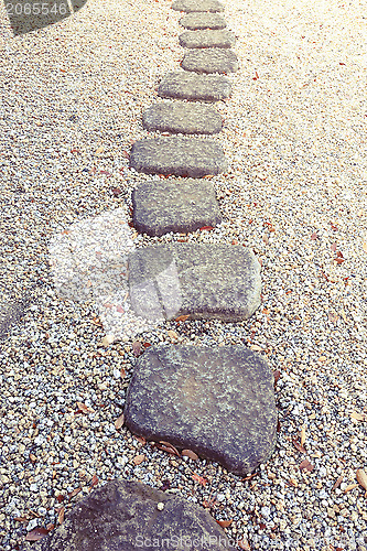 Image of stone way vertical