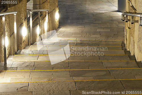 Image of illuminated path