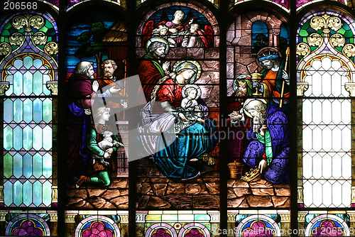 Image of Stained Glass Church Window