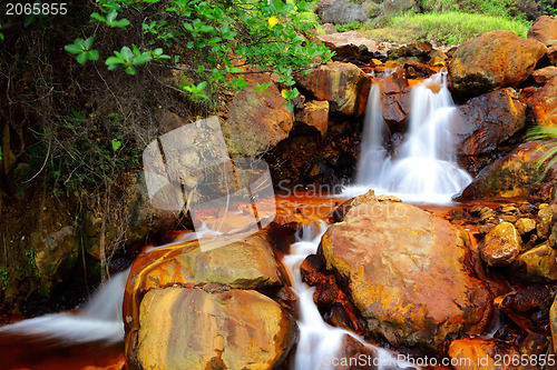 Image of Golden Waterfall in Taiwan