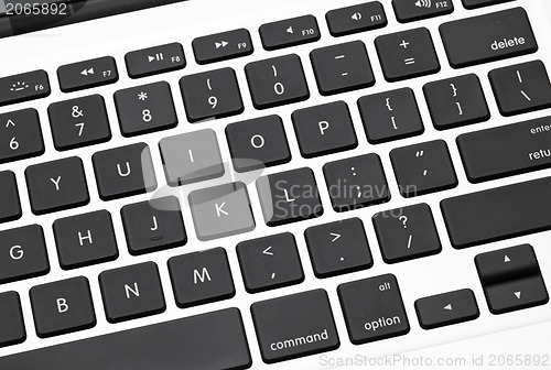 Image of laptop keyboard