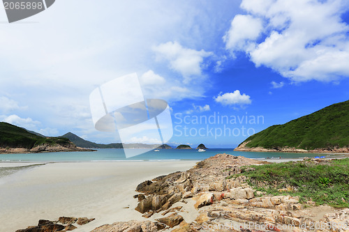 Image of Sai Wan beach in Hong Kong