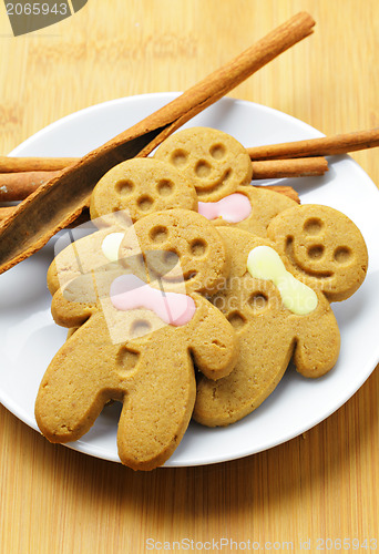 Image of Christmas gingerbread men
