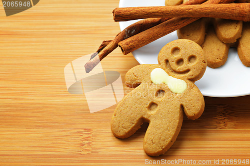 Image of Christmas gingerbread men