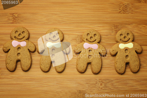 Image of Christmas gingerbread men