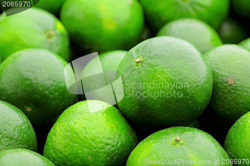 Image of green citrus fruit