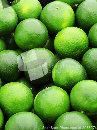 Image of green citrus fruit