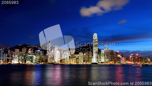 Image of Hong Kong at night