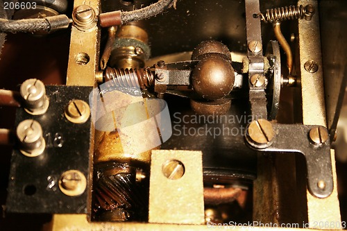 Image of very old machinery