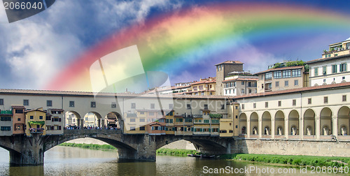 Image of Rainbow over the City