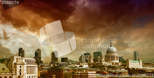 Image of City of London one of the leading centers of global finance and 