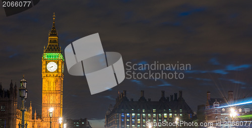 Image of Big Ben, one of the most prominent symbols of both London and En