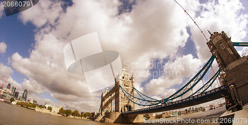Image of Powerful structure of Tower Bridge in London