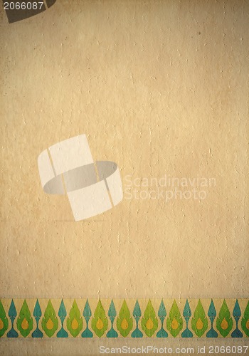 Image of art antique thai tradition stripe background with space 