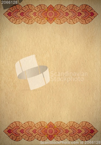 Image of art antique thai tradition stripe background with space 