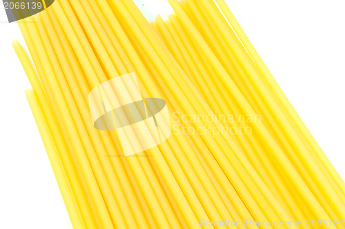 Image of Italian pasta, on white background 