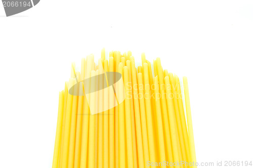 Image of Italian pasta, on white background 