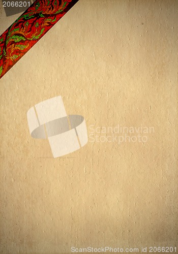 Image of art antique thai tradition stripe background with space 