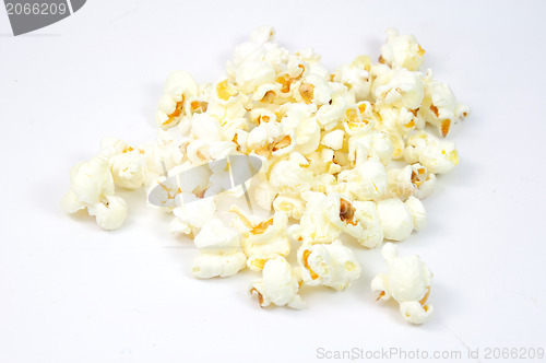Image of Pop Corn isolated on white background 