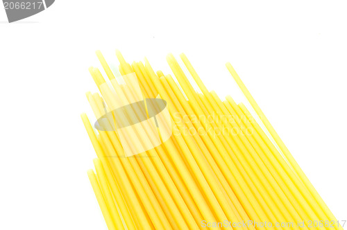 Image of Italian pasta, on white background 