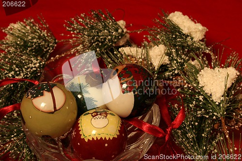 Image of xmas table decoration