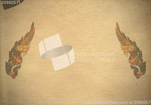 Image of art antique thai tradition stripe background with space 