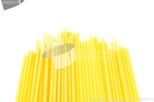 Image of Italian pasta, on white background 