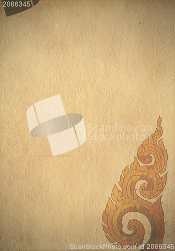 Image of art antique thai tradition stripe background with space 