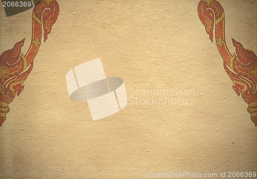 Image of art antique thai tradition stripe background with space 