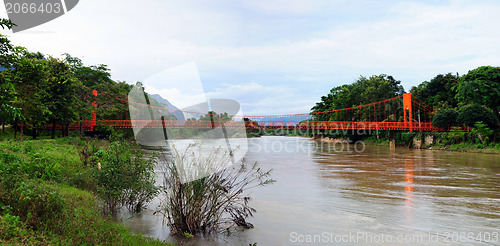 Image of Panorama of Vang Vieng, Laos 