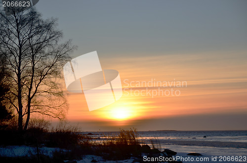 Image of Winter sunset