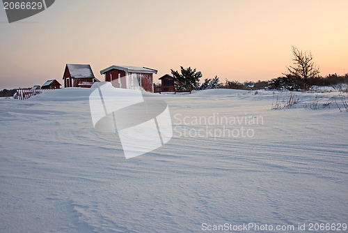 Image of snow pattern