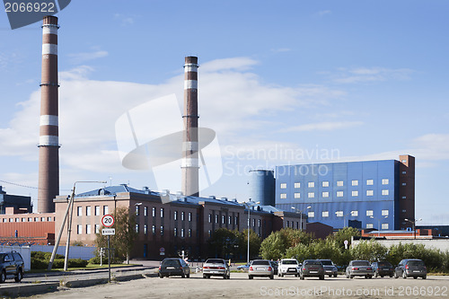 Image of Kandalaksha aluminium plant. North Of Russia
