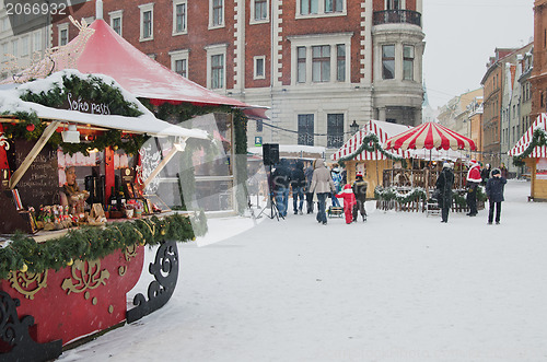 Image of The christmas market in Riga 