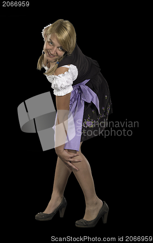 Image of woman in a dirndl