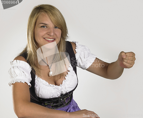 Image of woman in a dirndl