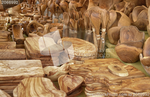 Image of wooden craft products