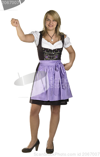 Image of woman in a dirndl