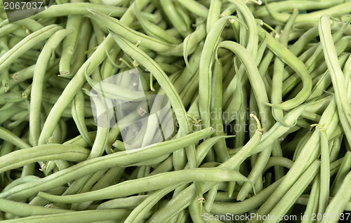 Image of fresh green runner beans