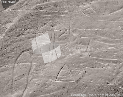 Image of stone scorings
