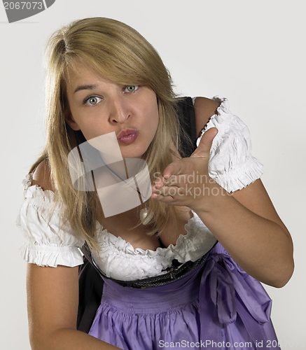 Image of woman in a dirndl