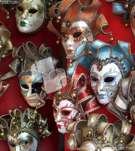 Image of colorful masks