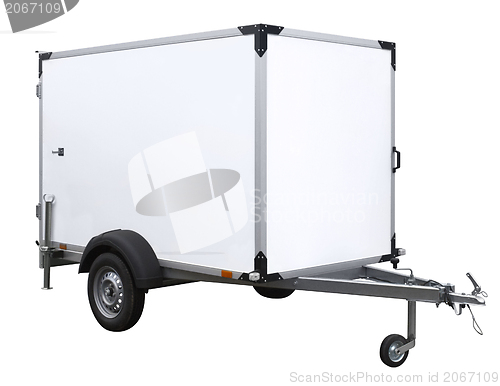 Image of white trailer