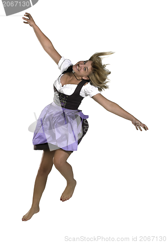 Image of woman in a dirndl