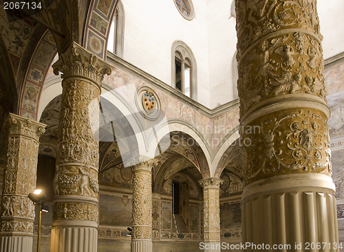 Image of architectural detail in Florence